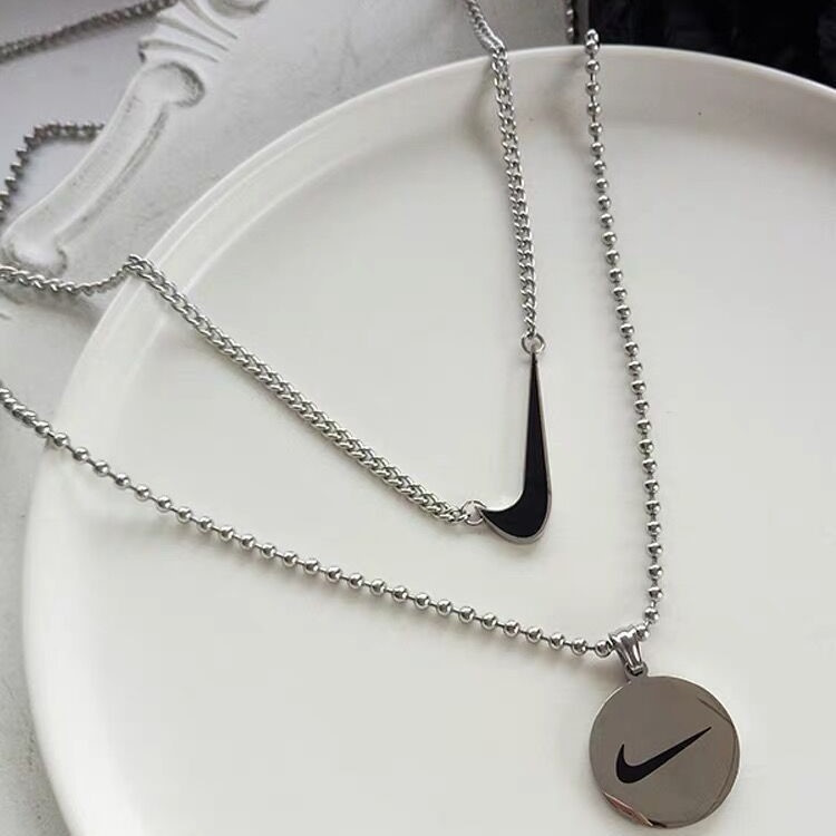 Dây Chuyền Mặt Tròn Phong Cách Hip Hop Thời Trang Cho Cặp Đôi