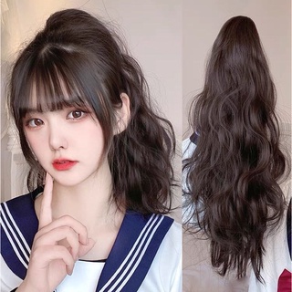 Tóc giả ngoạm xù sóng nước lửng 40cm
