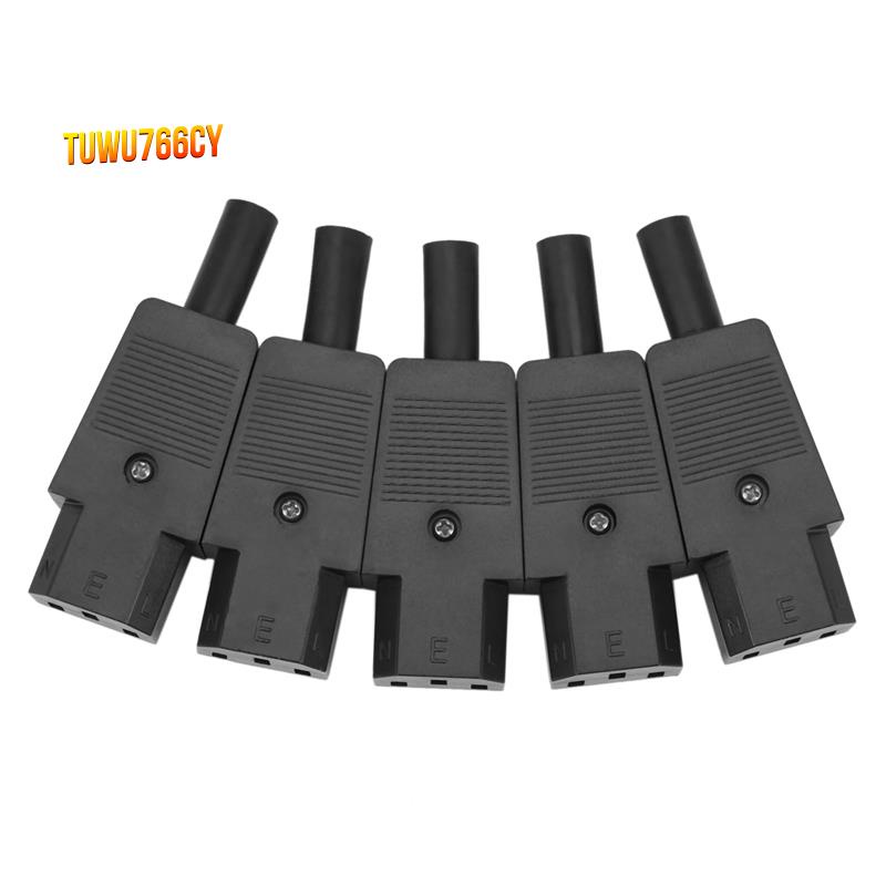Set 5 Đầu Nối Phích Cắm IEC 320 C13 3 Pin Chuyên Dụng