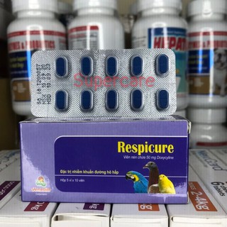 1 vỉ respicure - bệnh đường hô hấp chó mèo gà đá