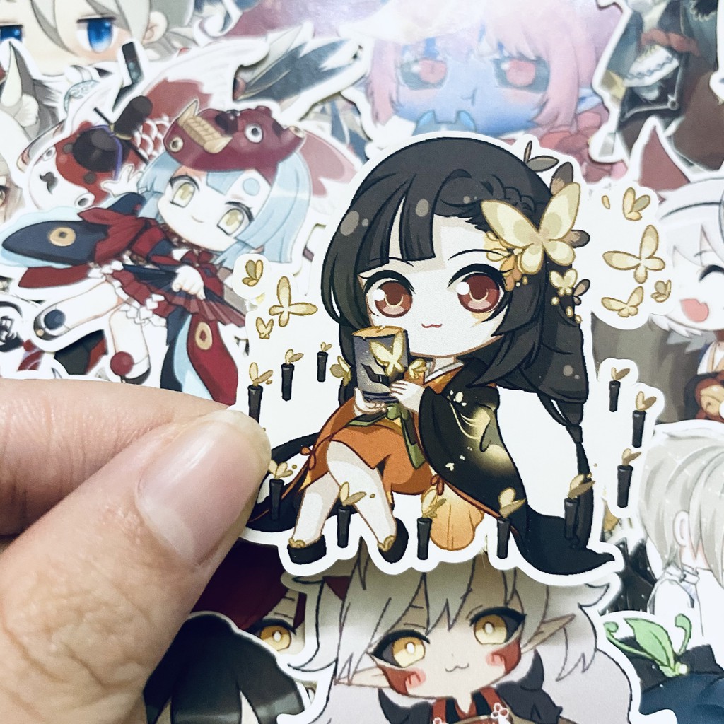 Bộ hình dán - sticker game Onmyoji Âm dương sư dán trang trí laptop, máy tính bỏ túi, vali, điện thoại, đàn gh