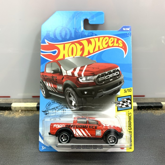 Hot Wheels Mô Hình Đồ Chơi Xe Hơi Ford Ranger Raptor Red 19