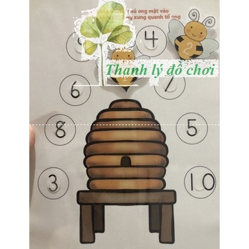 Set 100 cặp, 500 cặp băng dính nhám gai TRONG SUỐT 1,5cm làm học liệu cho trẻ