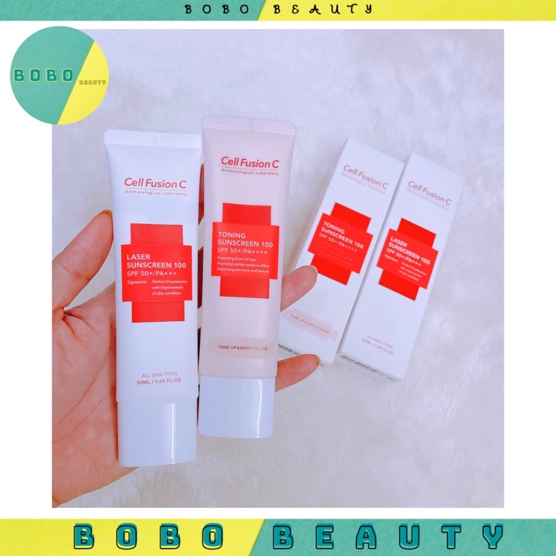 Kem chống nắng CELL FUSHION C (Set 50ml + 10ml)