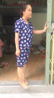 Bộ Kate thái lửng mặc nhà