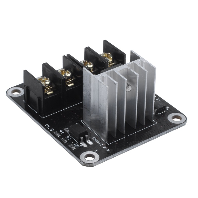 3D Printer hotbed MOSFET expansion module inc 2pin lead Anet A8 A6 A2 Compatible Black