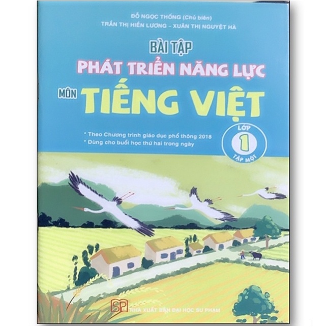 Sách - Bài tập phát triển năng lực môn tiếng việt lớp 1 tập 1