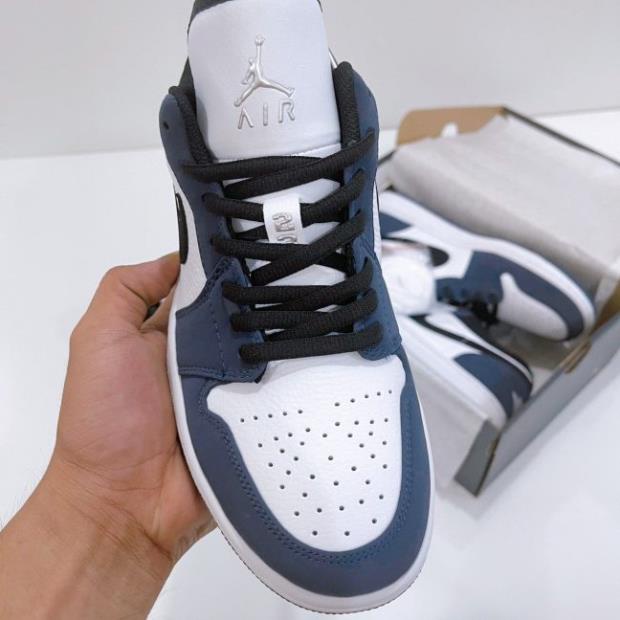 Giày Jordan Cổ Thấp Xanh Navy, Giày JD 1 Low Xanh Navy Hàng Cao Cấp Full Box + Bill | BigBuy360 - bigbuy360.vn