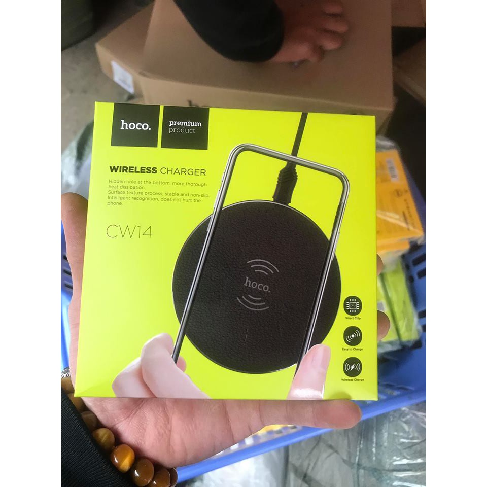 Dock Sạc Không Dây Hoco CW14 cho iphone, samsung -16th