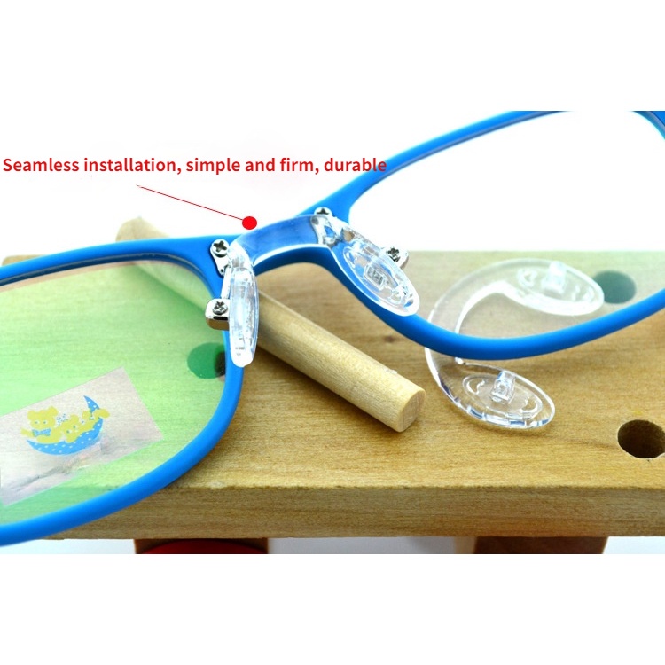 Miếng Đệm Mũi Gắn Mắt Kính Hình Chữ U Bằng Silicone Chống Trượt