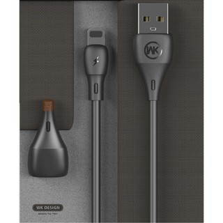 thanh lý Cáp Lightning, USB type C, Micro USB WK Design WDC-072 Black