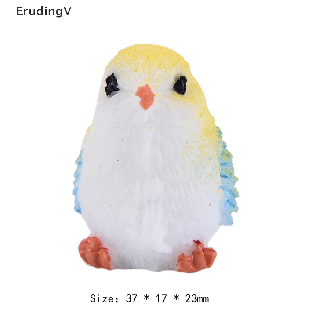 Mô Hình Chú Chim Hoạt Hình Mini Trang Trí Sân Vườn