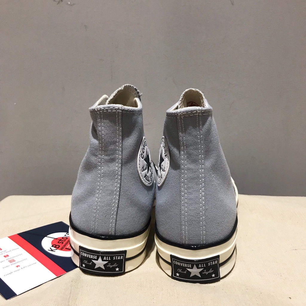 Giày Converse 1970s cổ cao xám xanh nhạt