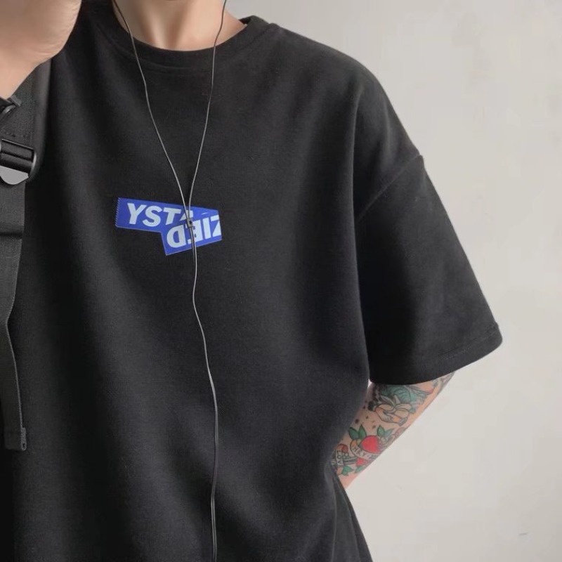 (40-130kg) M-8XL áo phông nam big size Áo Thun Thể Thao Cotton