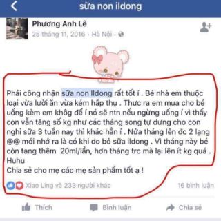 Sữa non Ildong Hàn Quốc