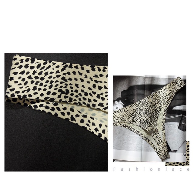 QUẦN LÓT LỌT KHE Sarah Lingerie SIÊU SEXY HOẠ TIẾT NGỰA VẰN VÀ BÁO ĐỐM