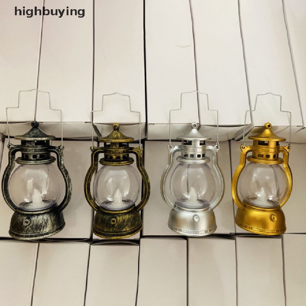 Đèn led kiểu đèn dầu phong cách halloween treo trang trí cổ điển