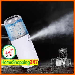 MÁY PHUN SƯƠNG XÔNG MẶT Mini ( màu trắng)