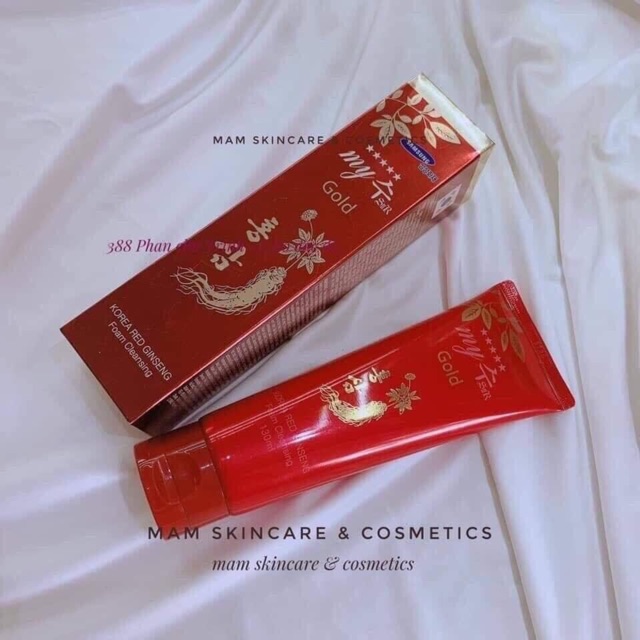 Sữa rửa mặt nhân sâm KOREA RED GINSENG FOAM CLEANSING