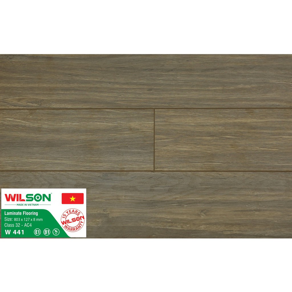 Sàn gỗ công nghiệp wilson 8mm made in vietnam 250k/m2