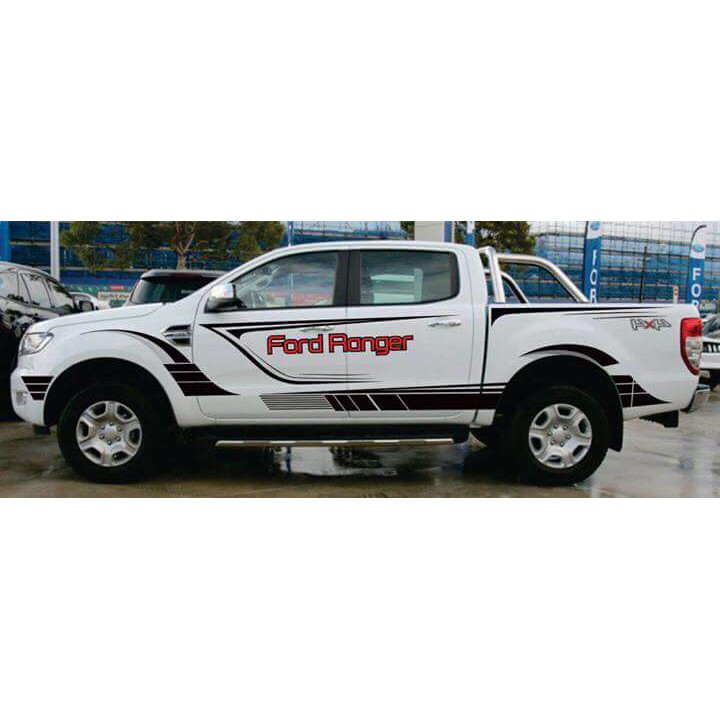 Tem dán sườn xe for ranger