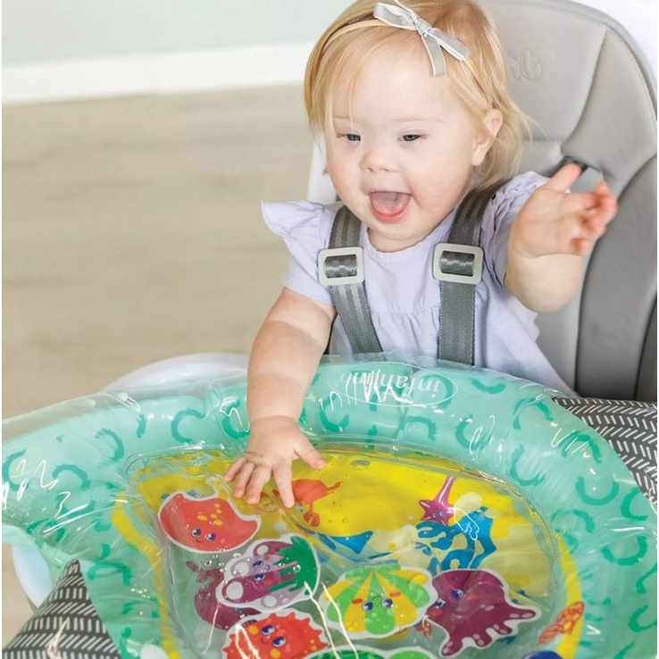 Thảm nước Infantino Water Mat Fish 3M+, đồ chơi thảm bơm hơi cho bé - Monnie Kids