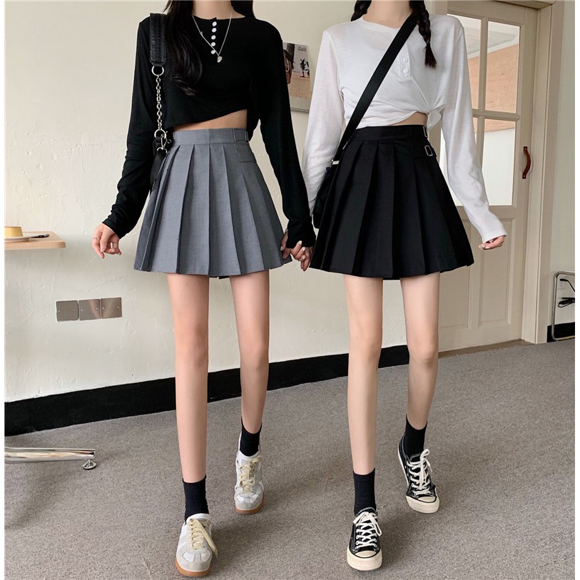 Chân Váy Xiaozhainv Lưng Cao Phong Cách Hàn Quốc Nhiều Màu Tùy Chọn | BigBuy360 - bigbuy360.vn