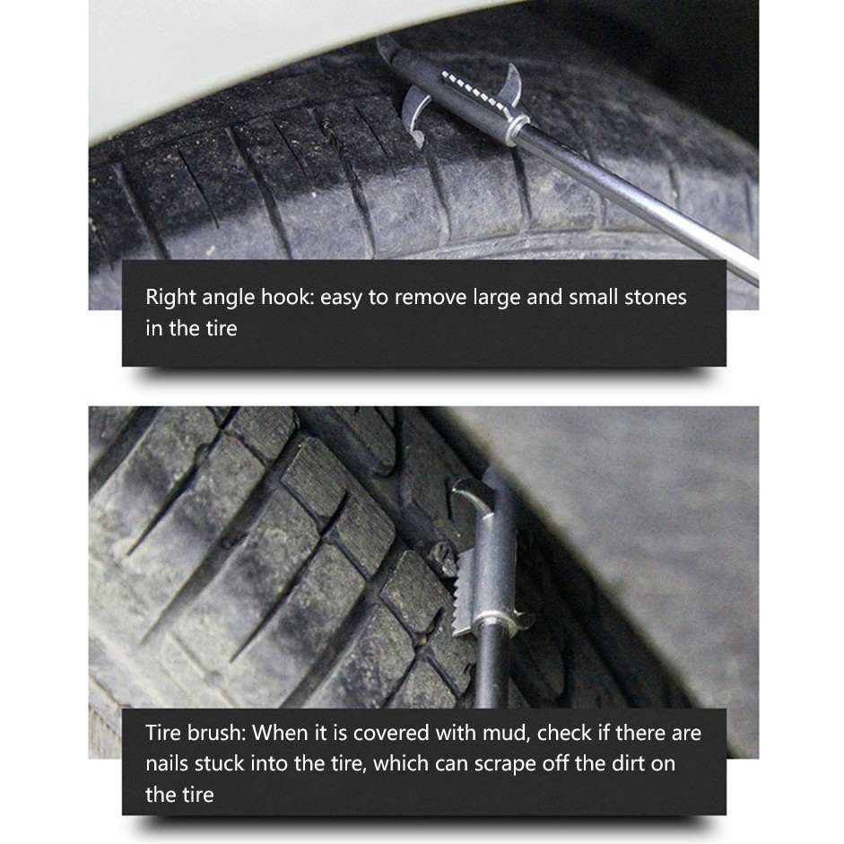 Dụng cụ móc làm sạch bảo vệ lốp xe ô tô nhiều đầu bằng hợp kim kẽm