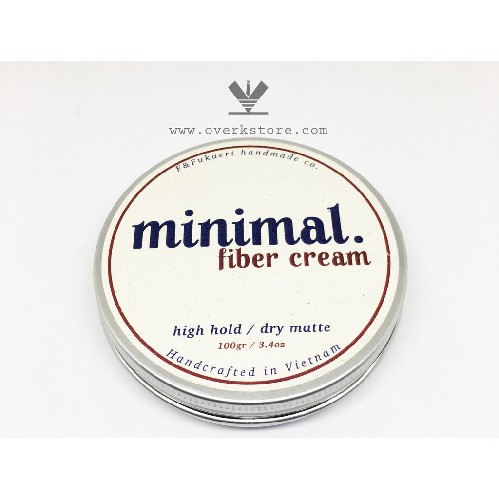 Minimal Fiber Cream - Sáp vuốt tóc cao cấp