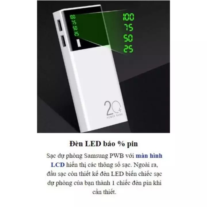 Sạc dự phòng 30000mAh 5 lõi  FREE SHIP  Pin dự phòng cao cấp, Sạc dự phòng 30000mah dung lượng lớn tặng cáp sạc nhanh