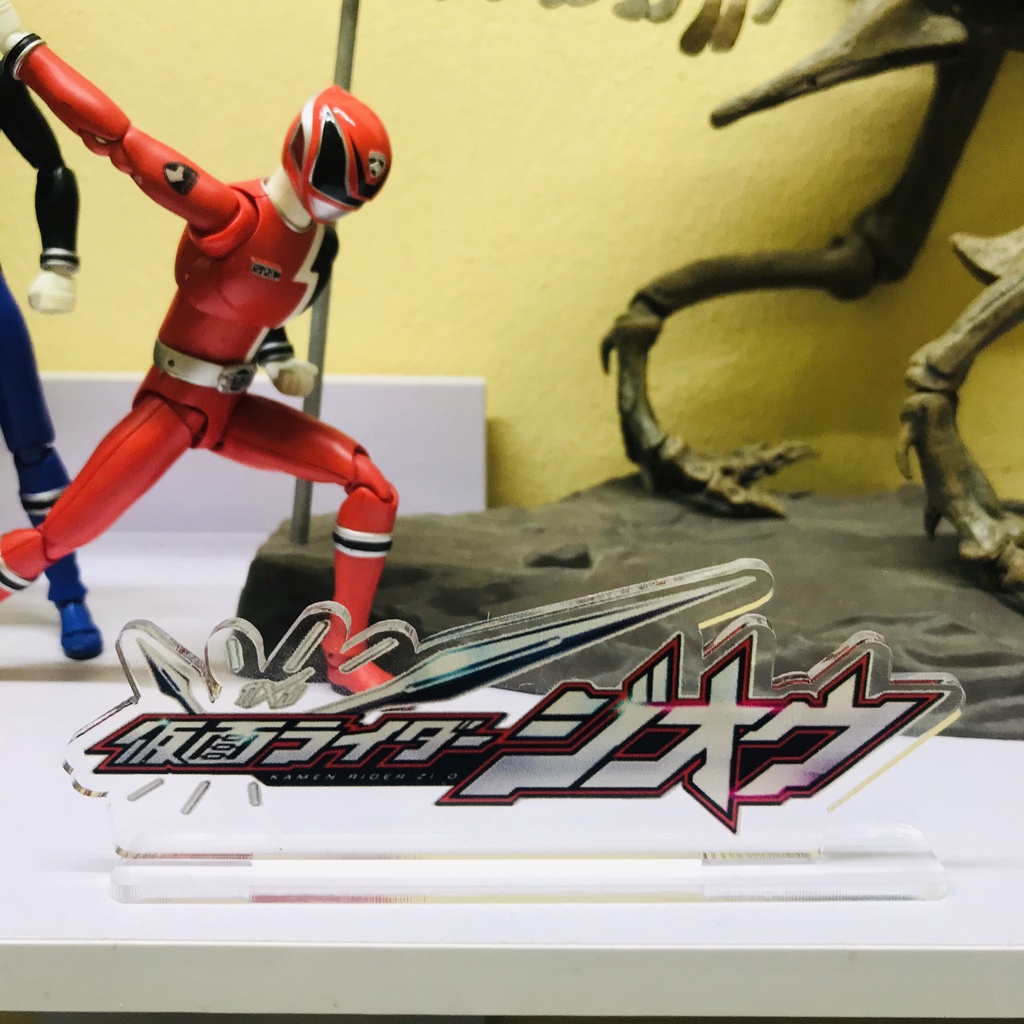 Mô Hình Standee Logo Mica Kamen Rider, Nhiều Mẫu, In Nét, Màu Sắc Đẹp