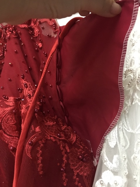 Dây rút- miếng lót váy cưới