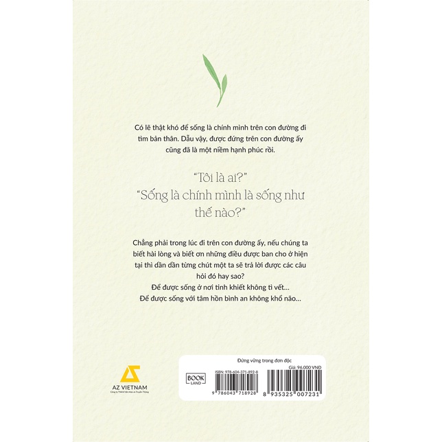 Sách - Đứng Vững Trong Đơn Độc