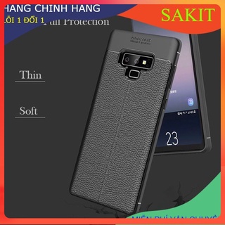 ỐP LƯNG VÂN DA CAO CẤP AUTO FOCUS CHO SAMSUNG NOT 8 - SAMSUNG NOT 9.
