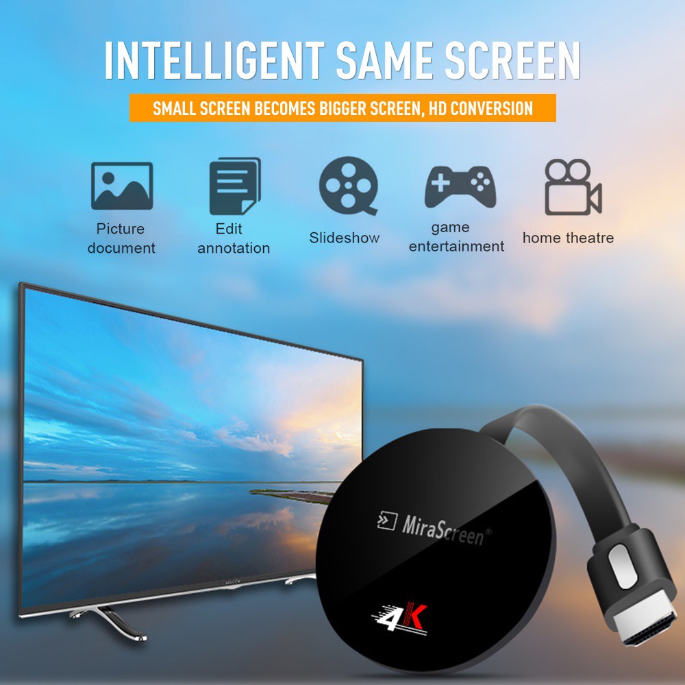 HDMI không dây Chromcast 4K - Truyền hình ảnh và video 4K