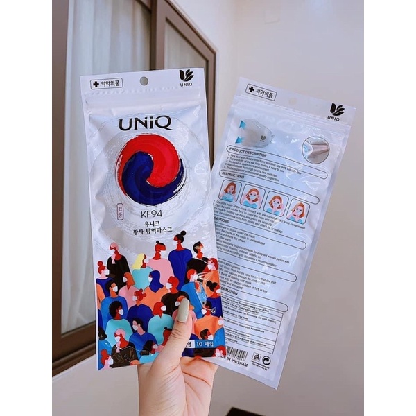 Khẩu Trang 4D KF94 Hàn Quốc Thùng 300 Cái Chính Hãng