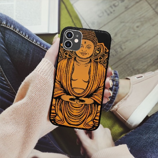 Ốp ĐT Đôi Cho Bạn Thân Hình Bí Ẩn Phật Tổ Ngồi Thiền Chống Bụi Bẩn cho IPHONE SAMSUNG MYS20220458