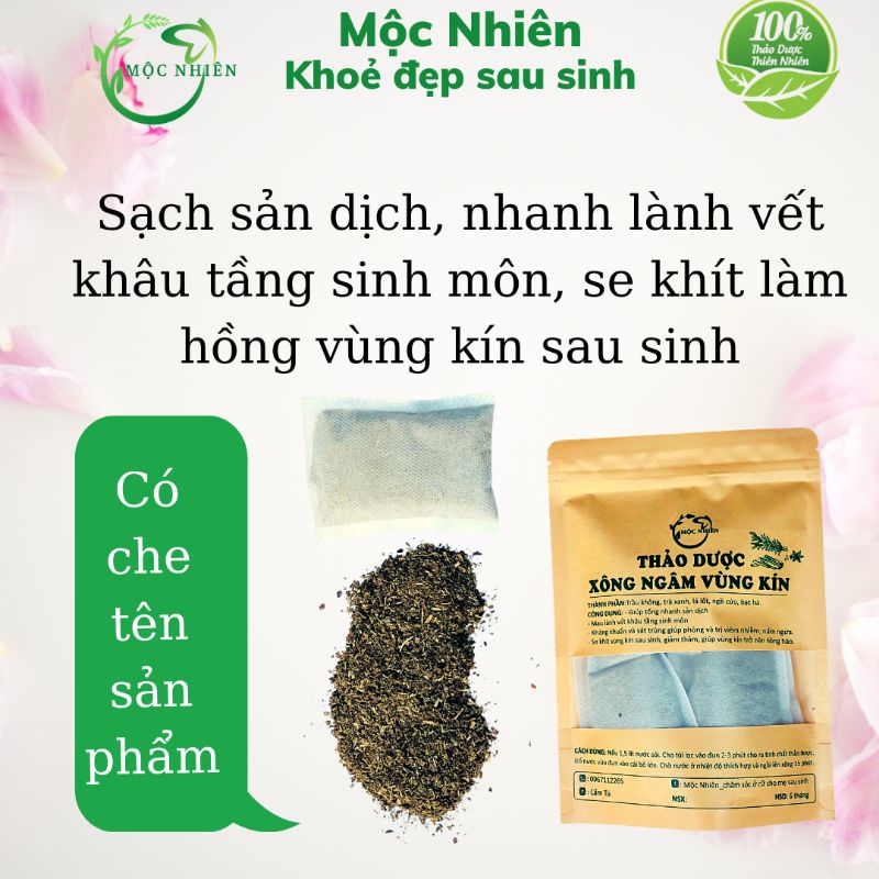 Thảo dược xông vùng kín | xông vùng kín sau sinh kháng khuẩn, khử mùi