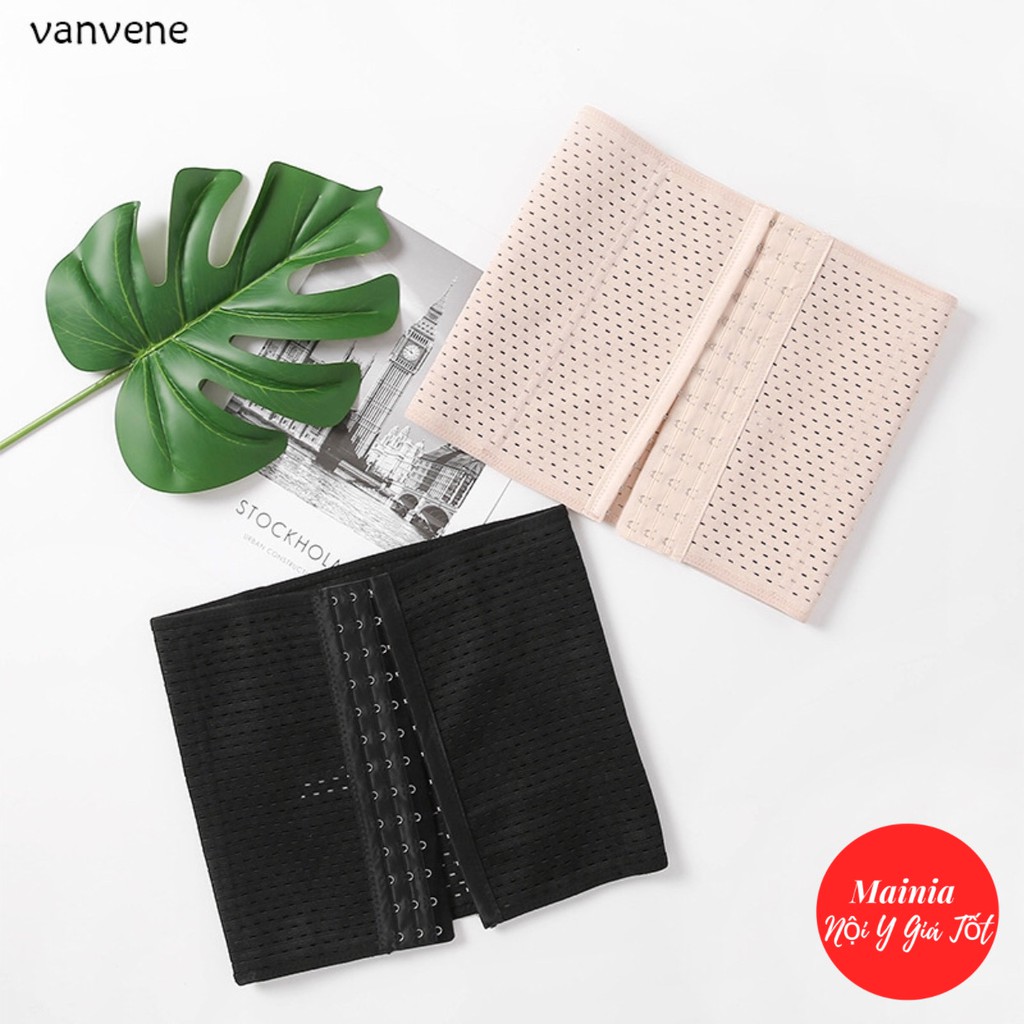 Đai Nịt Bụng Thông Hơi Tan Mỡ Đai Siết Bụng Giảm Eo Cho Phụ Nữ Sau Sinh (25cm) Mainia Shop