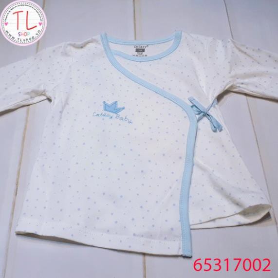 Thời Trang Trẻ Em -Bộ tay dài dây buộc viền xanh– Quần Áo Bé Trai - Bộ Bé Trai - Quần Áo Bé Gái - Bộ Bé