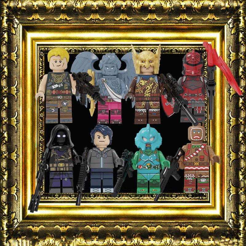 Bộ Đồ Chơi Lắp Ráp Mô Hình Nhân Vật Trong Game Fortnite Jonesy Dành Cho Trẻ Em