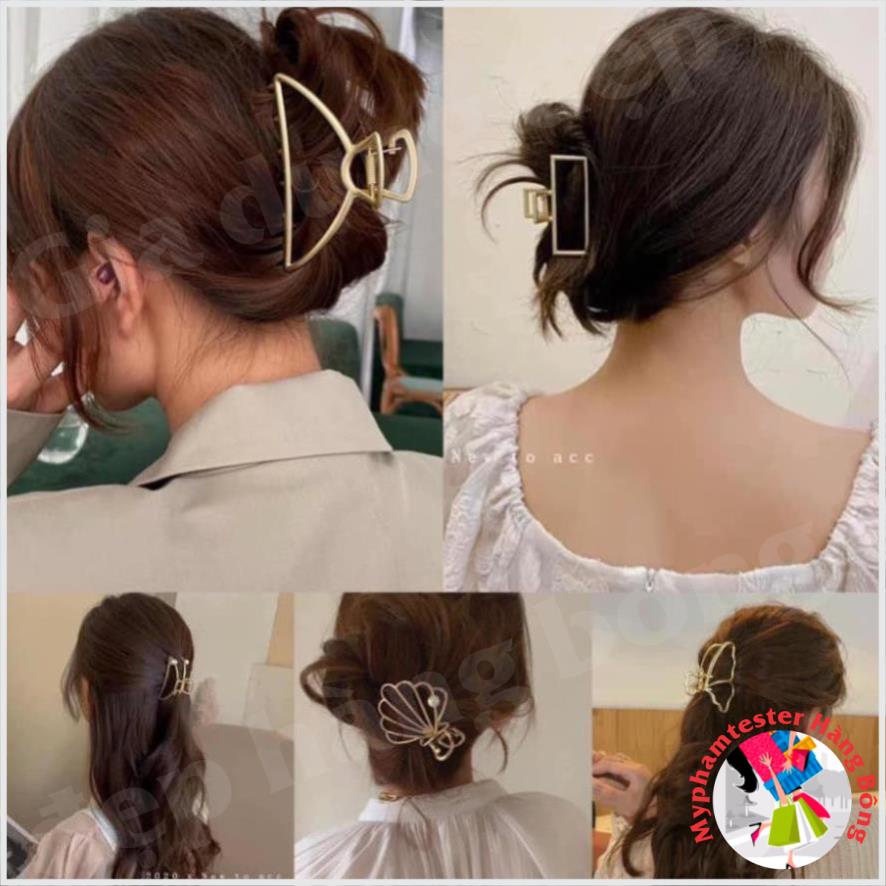 [5⭐] Kẹp tóc càng cua mạ vàng sang chảnh cho bạn gái, giao mẫu ngẫu nhiên