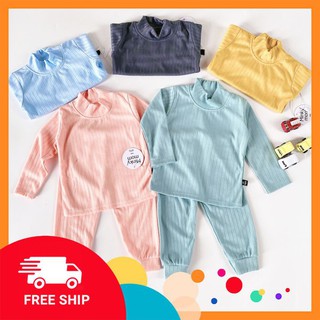 Bộ dài cổ 3 phân gân đũa to hàng minky mom