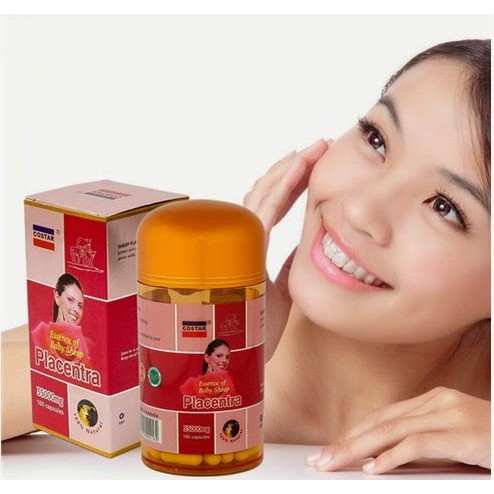 Viên uống nhau thai cừu bồi bổ sức khỏe loại bỏ thâm nám và vết thâm, làm đẹp và trẻ hóa da mặt Costar Sheep Placenta 35