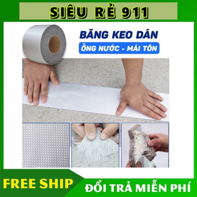 Băng keo siêu dính -Băng keo chống thấm đa năng và chịu nhiệt chính hãng nhật bản loại dán tất cả các loại bề mặt