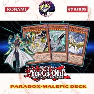 [ Bài In Yugioh ] Bộ Bài Paradox Malefic Deck 63 lá.
