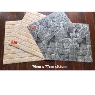 Xốp dán tường giả đá 3D kèm ảnh thật