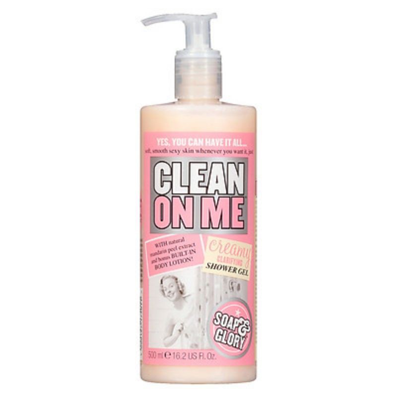 [Có Bill] [500ml] Sữa Tắm Soap & Glory Clean On Me Creamy Shower Gel - Uk