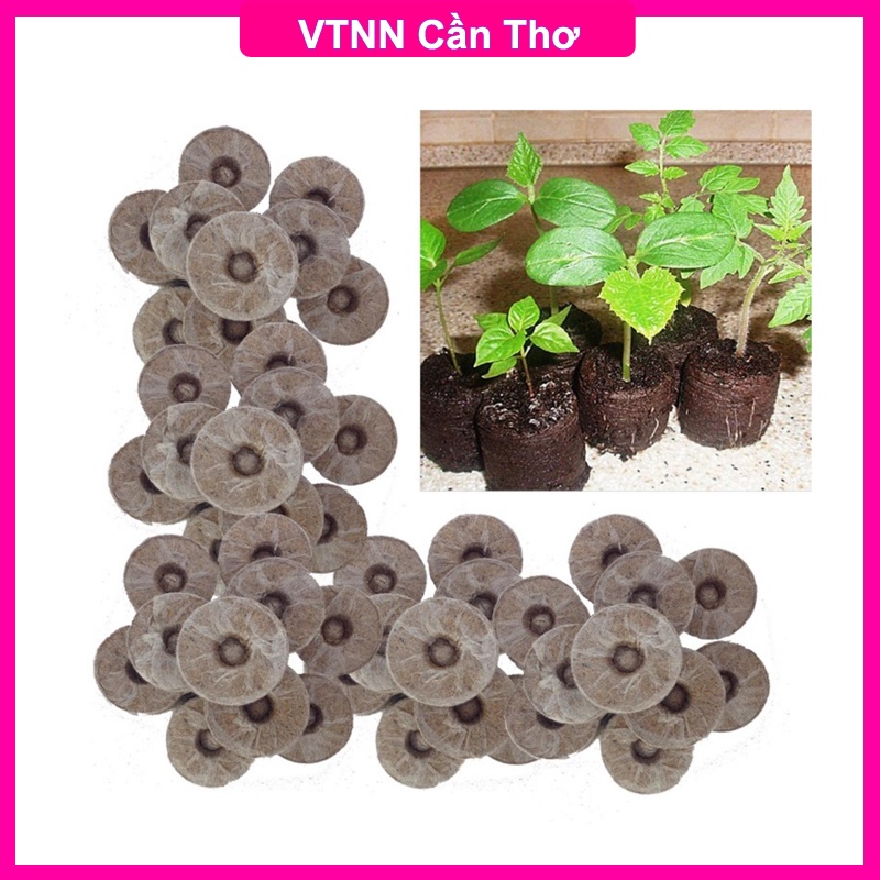 50 Viên nén ươm hạt giống, trồng rau thủy canh Mekong  Cần Thơ