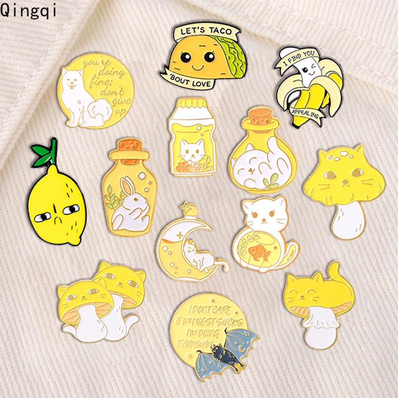 Ghim cài áo Miss Zoe hình trái cây động vật hoạt hình ngộ nghĩnh đáng yêu